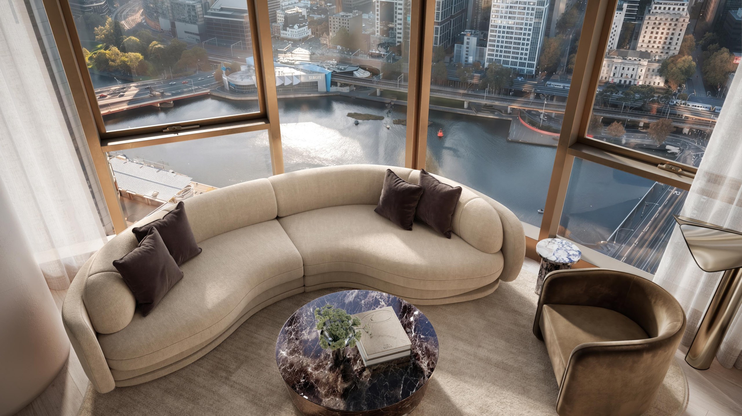 Artist's impression — Living